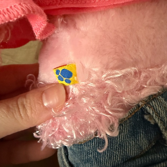 2003 Build-A-Bear Pink Poodle Dog 15" Plush w/ Full Outfit - Picture 5 of 7